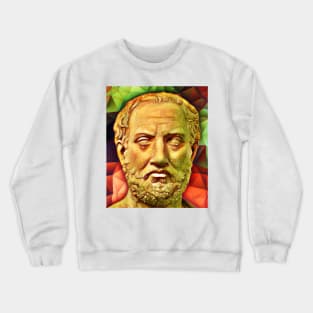 Thucydides Snow Portrait | Thucydides Artwork 15 Crewneck Sweatshirt